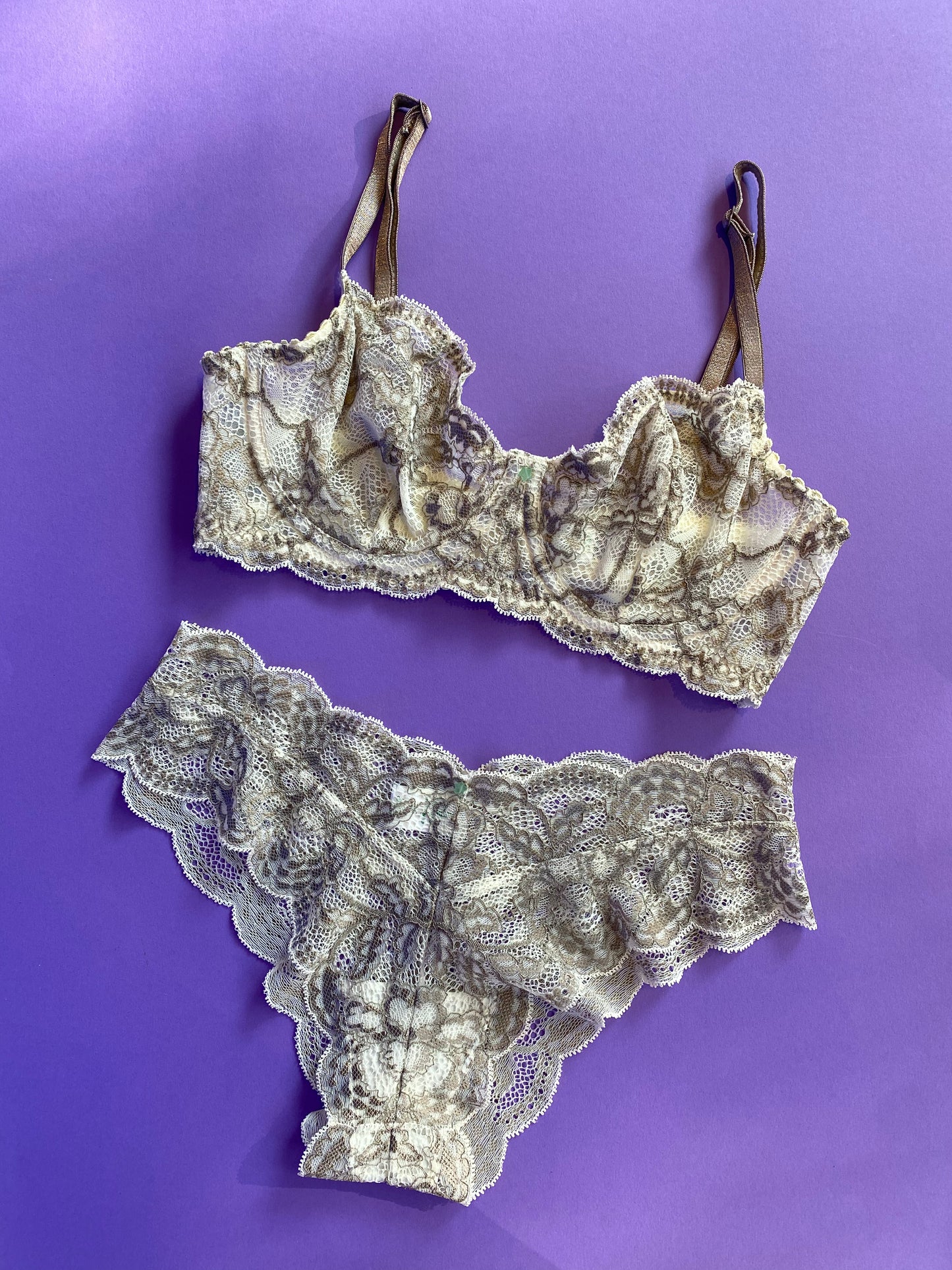 Clo: Fortuna Lace Cheeky Boyshort - White Storm