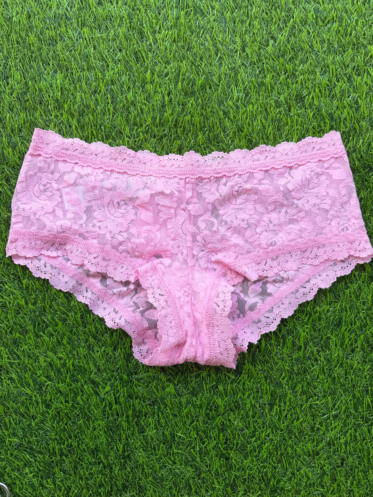 Hanky Panky: Lace Boyshort - Strawberry Lemonade