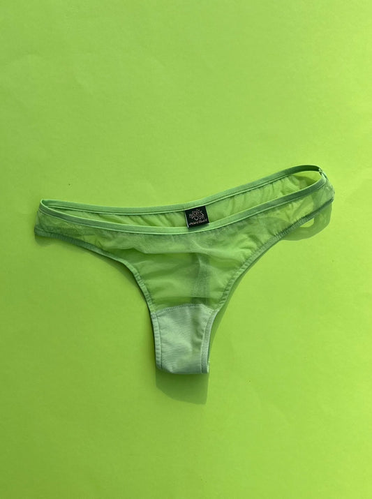 Only Hearts: Whisper Basic Thong - Cucumber