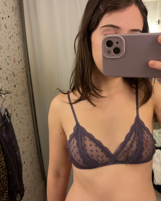 Only Hearts: Coucou Lola Bralette - Plum