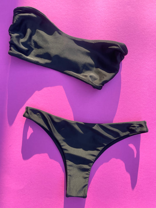Mikoh: Papara Minimal Bikini Bottom - Black