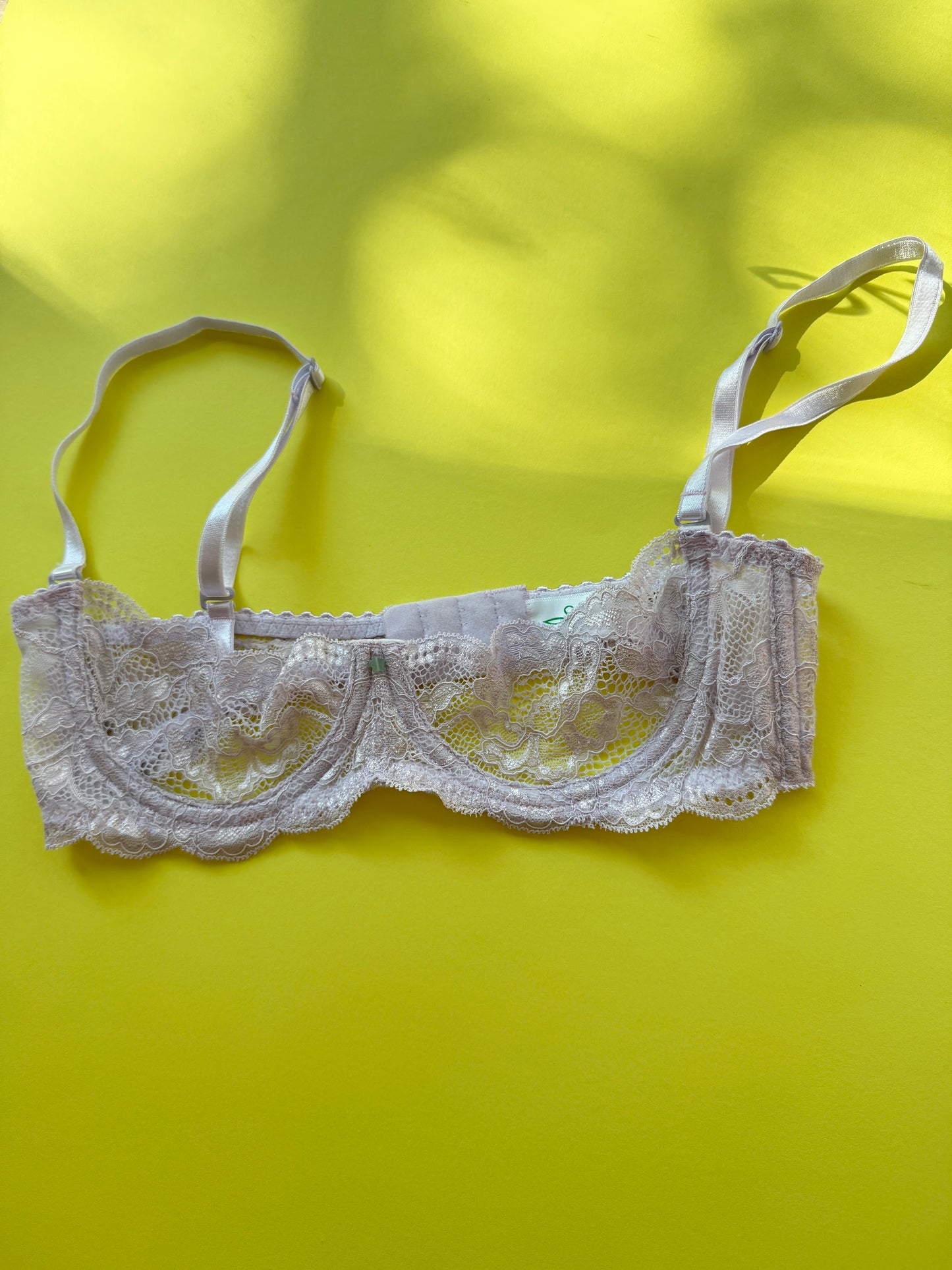 Clo: Fortuna Abierto Half Cup Bra - Lavender Fog