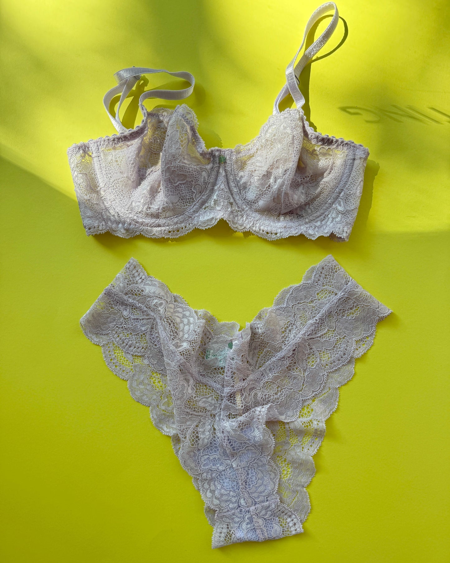 Clo: Fortuna Lace Demi Underwire Bra - Lavender Fog