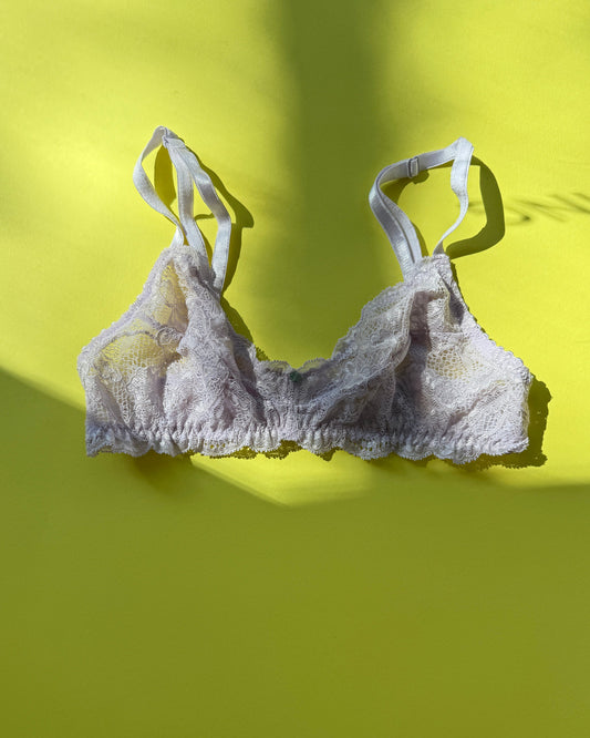 Clo: Fortuna Lace Wireless Soft Bra - Lavender Fog