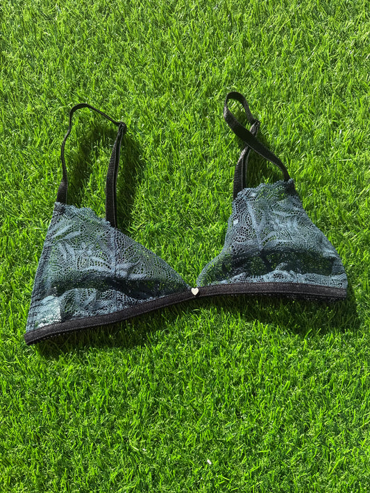 Clo: Selva Triangle Bra - Saxony Blue