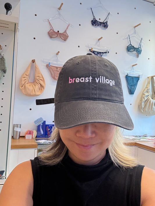 Azaleas: Breast 🎀 Village Hat - Grey
