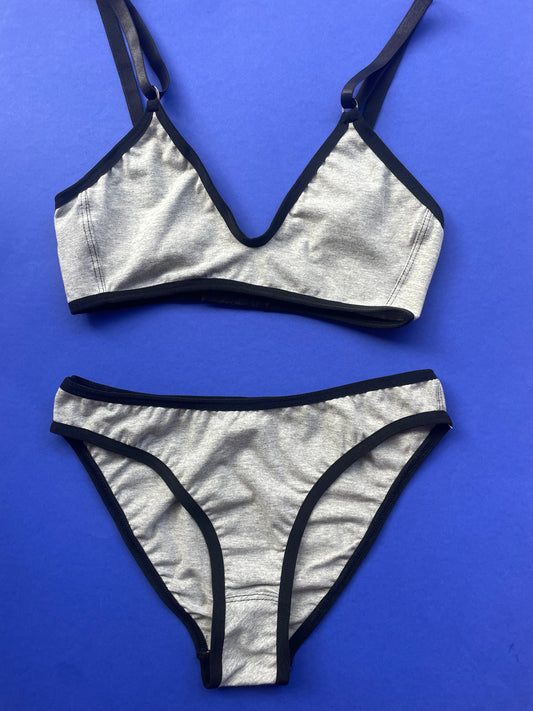 Bully Boy: Lenny Cotton Bra - Heather