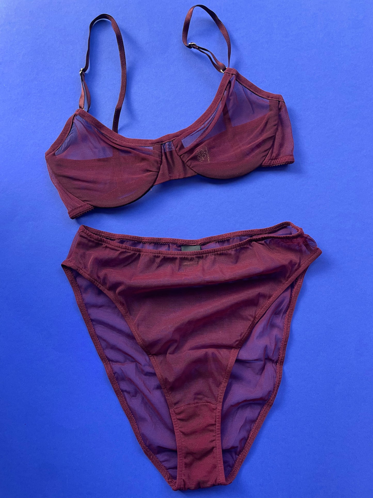 Only Hearts: Whisper Underwire Bra - Blackberry