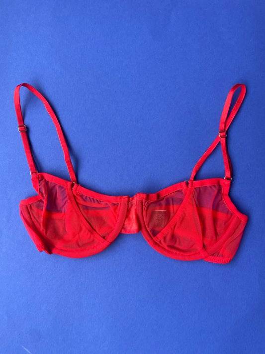 Only Hearts: Coucou Underwire Bra - Tango Red