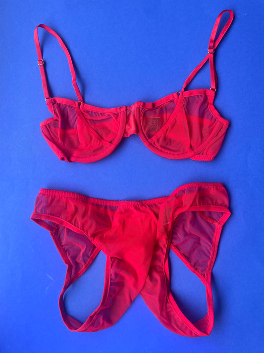 Only Hearts: Coucou Ouvert Bikini - Tango Red