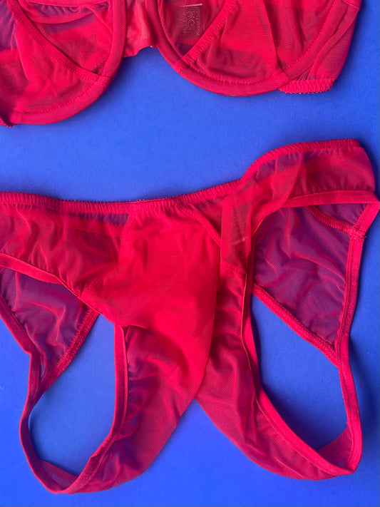 Only Hearts: Coucou Ouvert Bikini - Tango Red