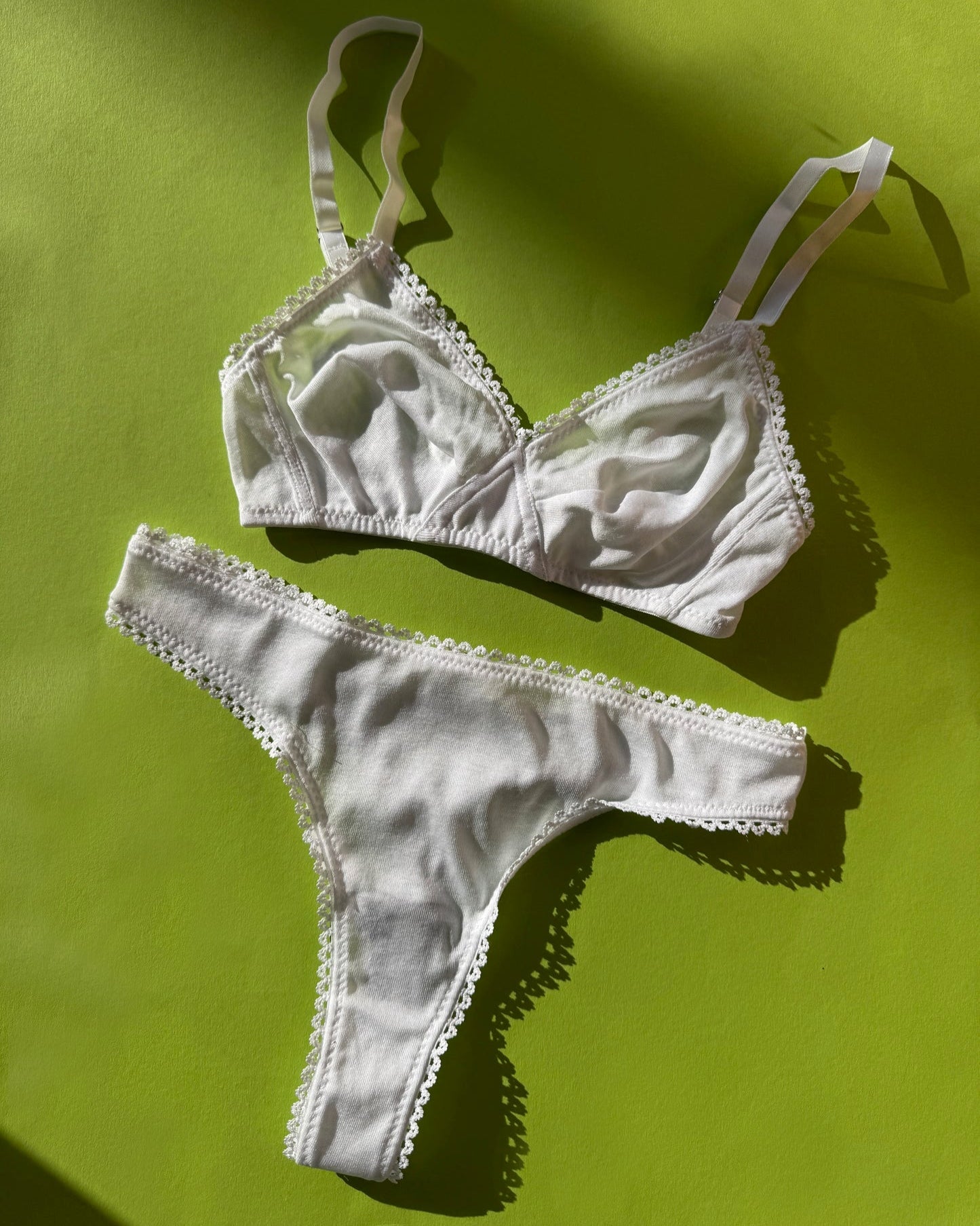 Araks: Stella Cotton Thong - White