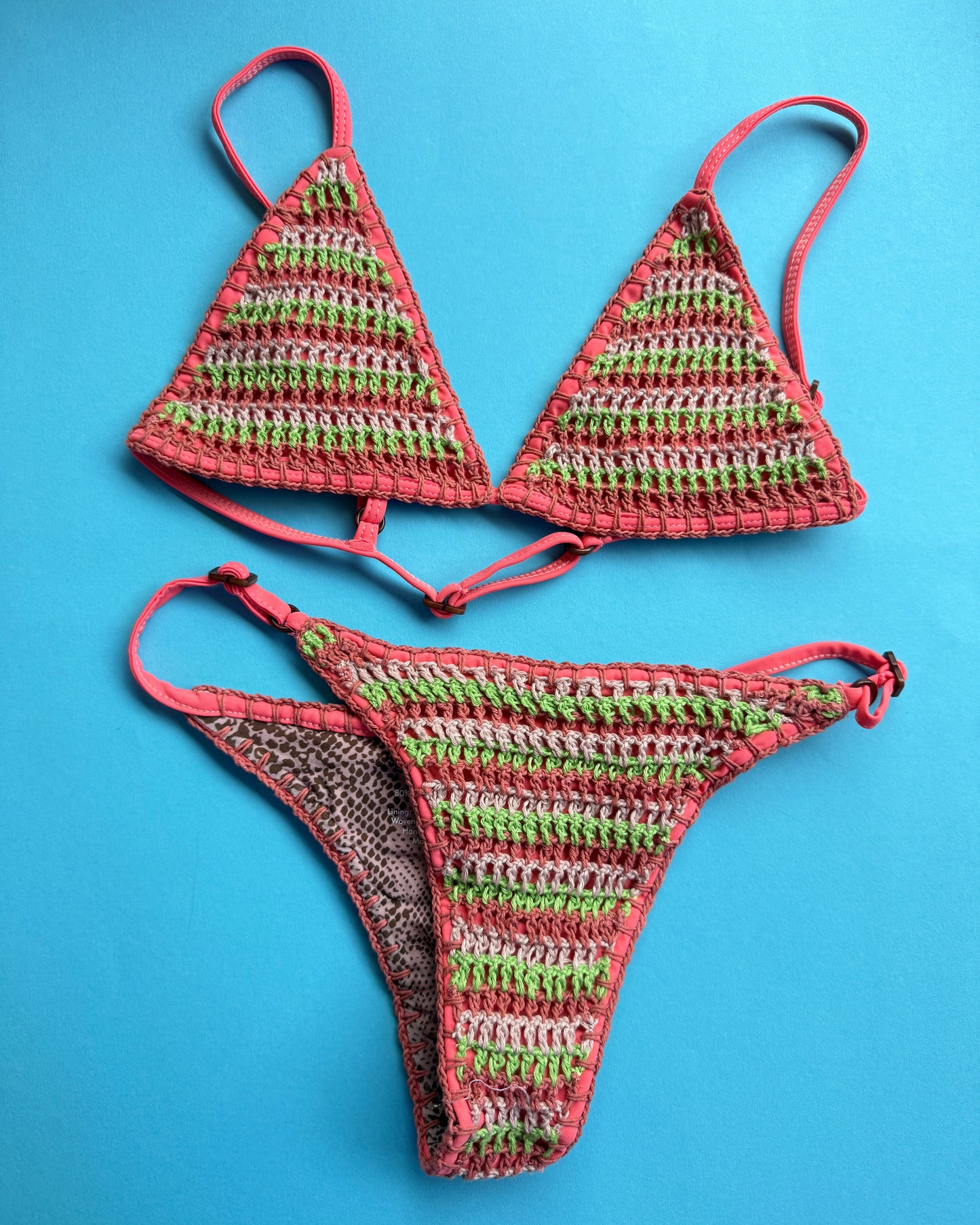 Acacia: Neema Crochet Bikini Bottom - Taffy
