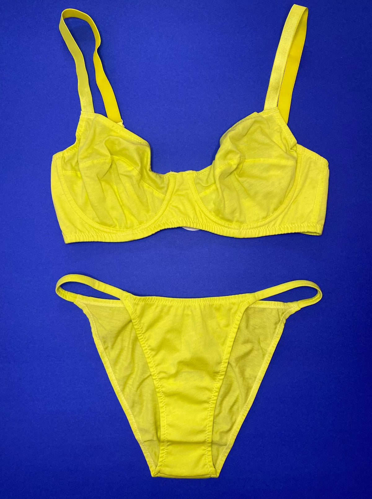 Araks: Beau Cotton Underwire Bra - Pollen