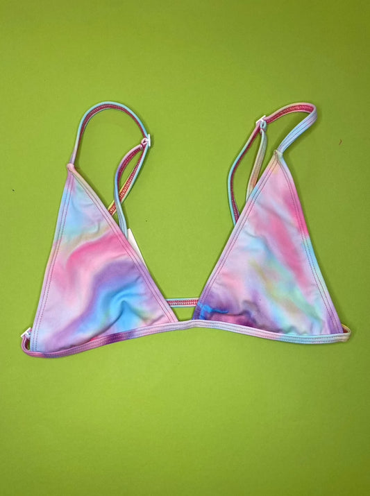 Minimale Animale: Mirage Triangle Bikini Top - Caribbean Dream