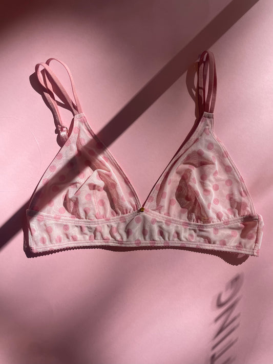 Clo: Malla Mesh Soft Bra - Pink