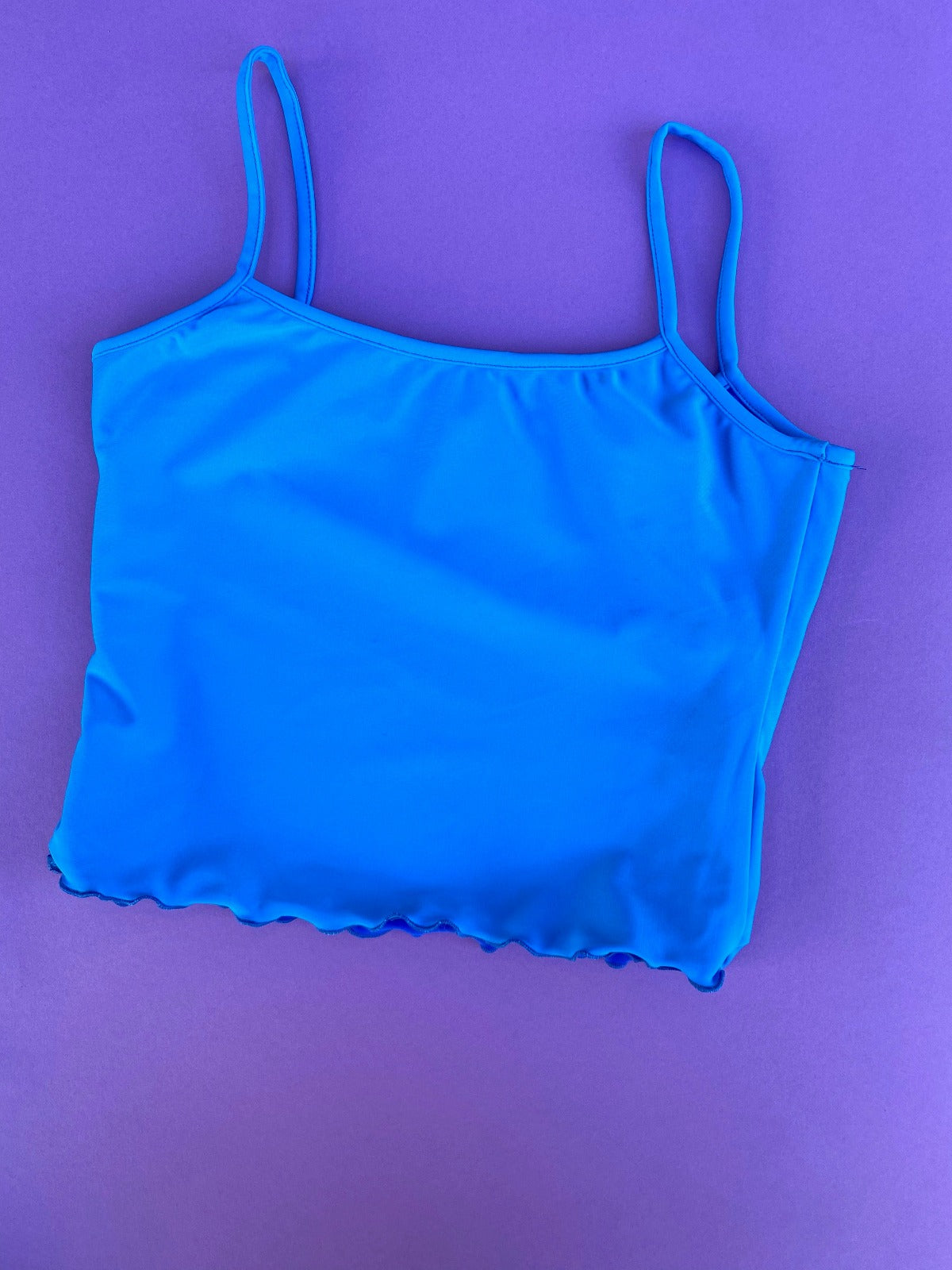 Sherris: Reversible Tank Bikini Top - Electric Blue