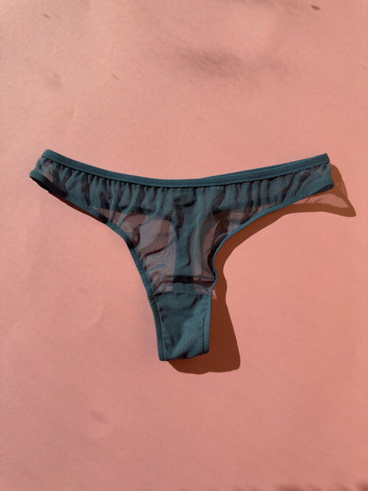 Only Hearts: Whisper Thong - Teal