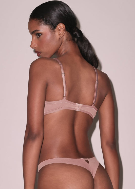 Fleur Du Mal: Le Stretch Micro Demi Bra - Up To G Cups