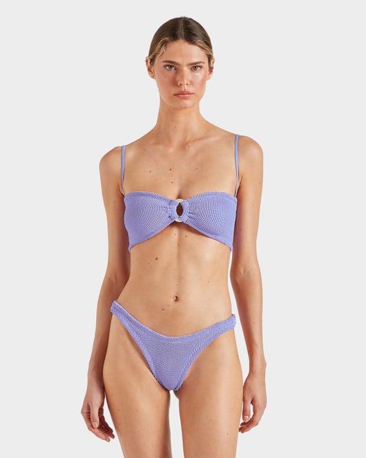 Hunza G: Misty Straps Bikini Set - Lilac