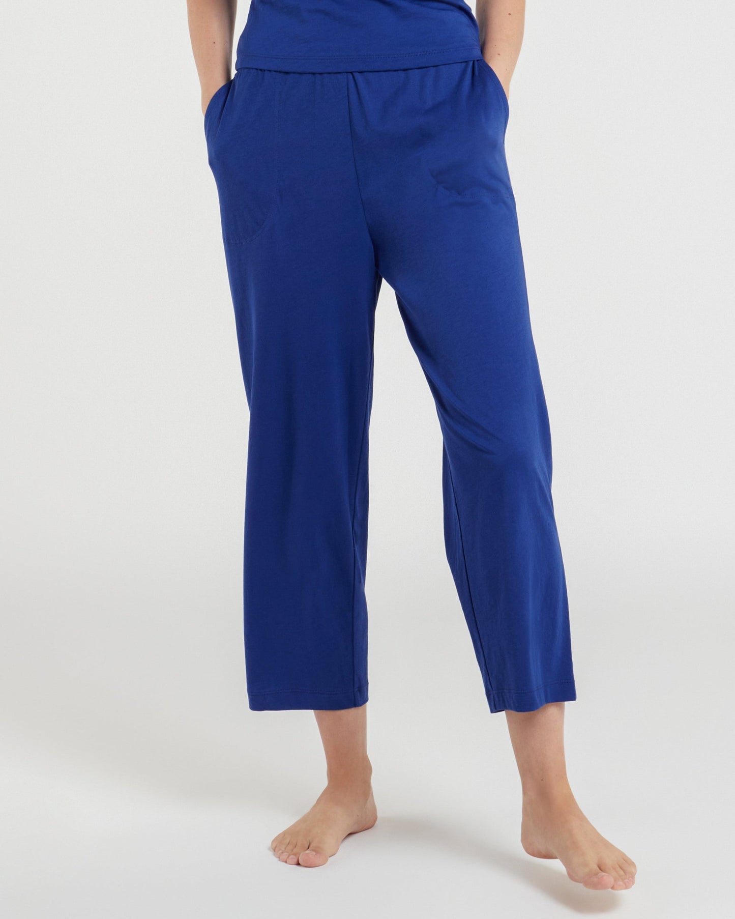 Skin: Carlyn Crop Pant - Blue Tea