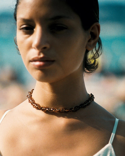 Jacob: Ouna Necklace - Brown