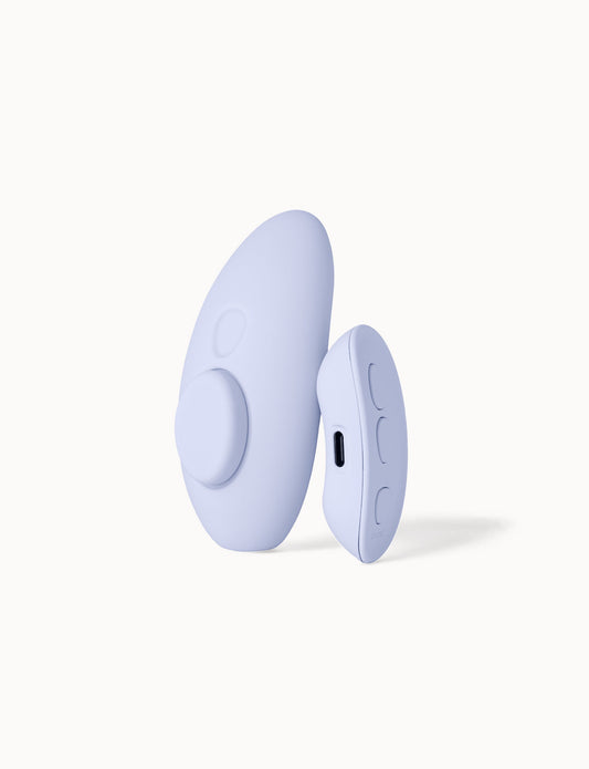 Dame: Lay Panty Vibrator - Ice Blue