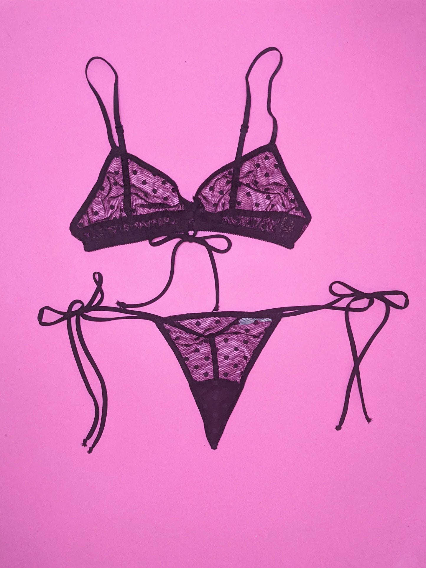 Only Hearts: Coucou Tali Bralette - L, Last One!