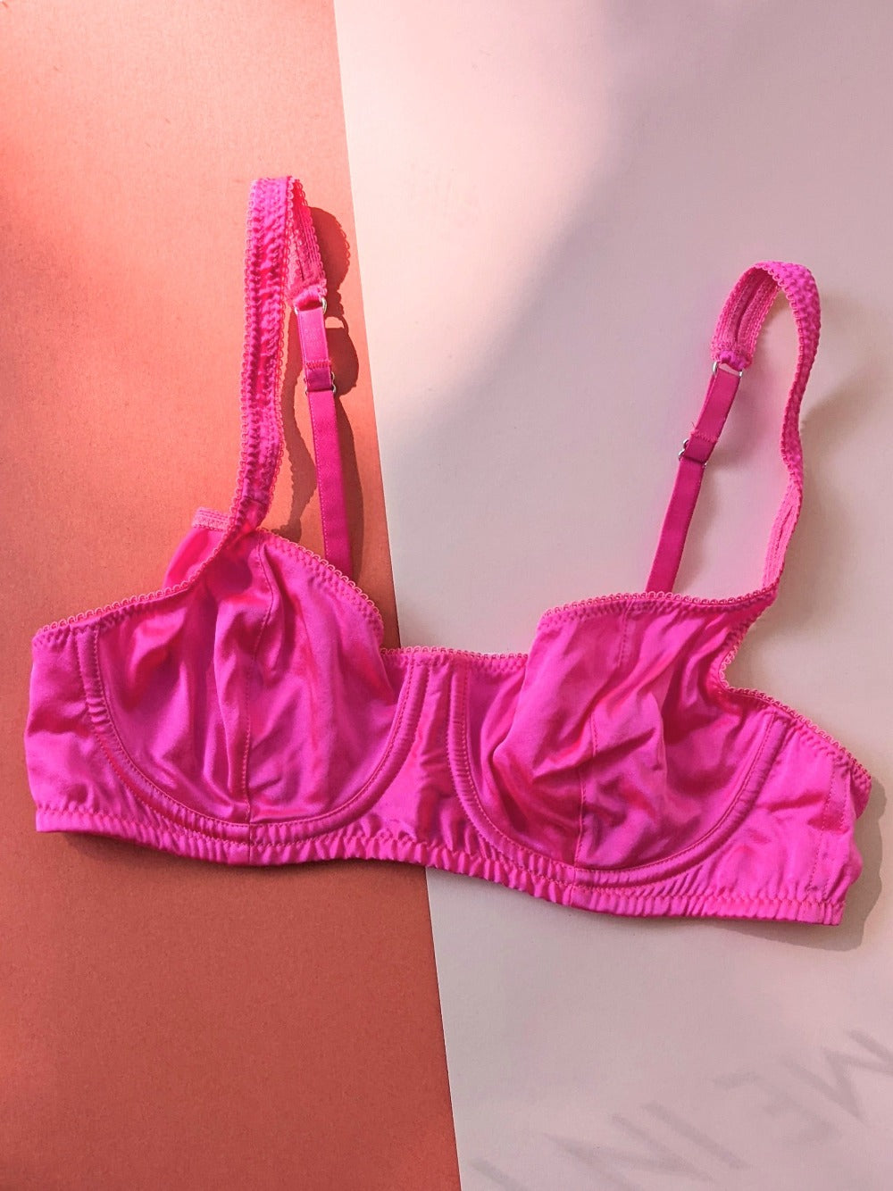 Araks: Gita Silk Underwire Bra - Parfait Pink