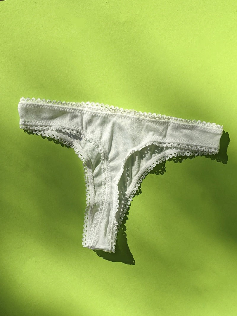 Araks: Stella Cotton Thong - White