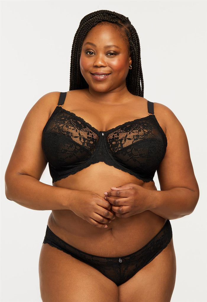 Montelle: Muse Full Cup Lace Bra - D+ Cups Only