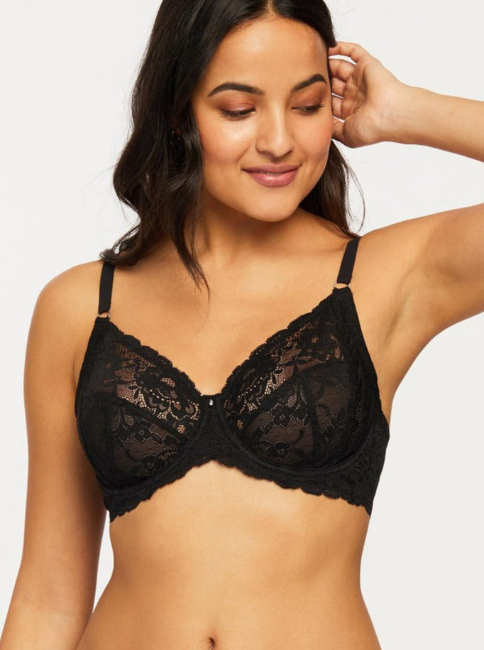 Montelle: Muse Full Cup Lace Bra - D+ Cups Only