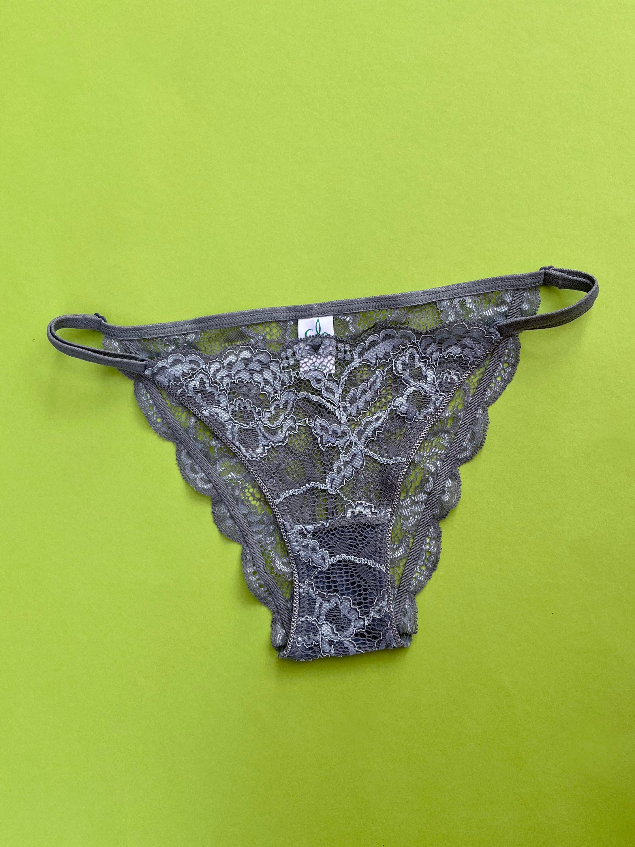 Clo: Fortuna Lace Adjustable String Thong - Black – Azaleas