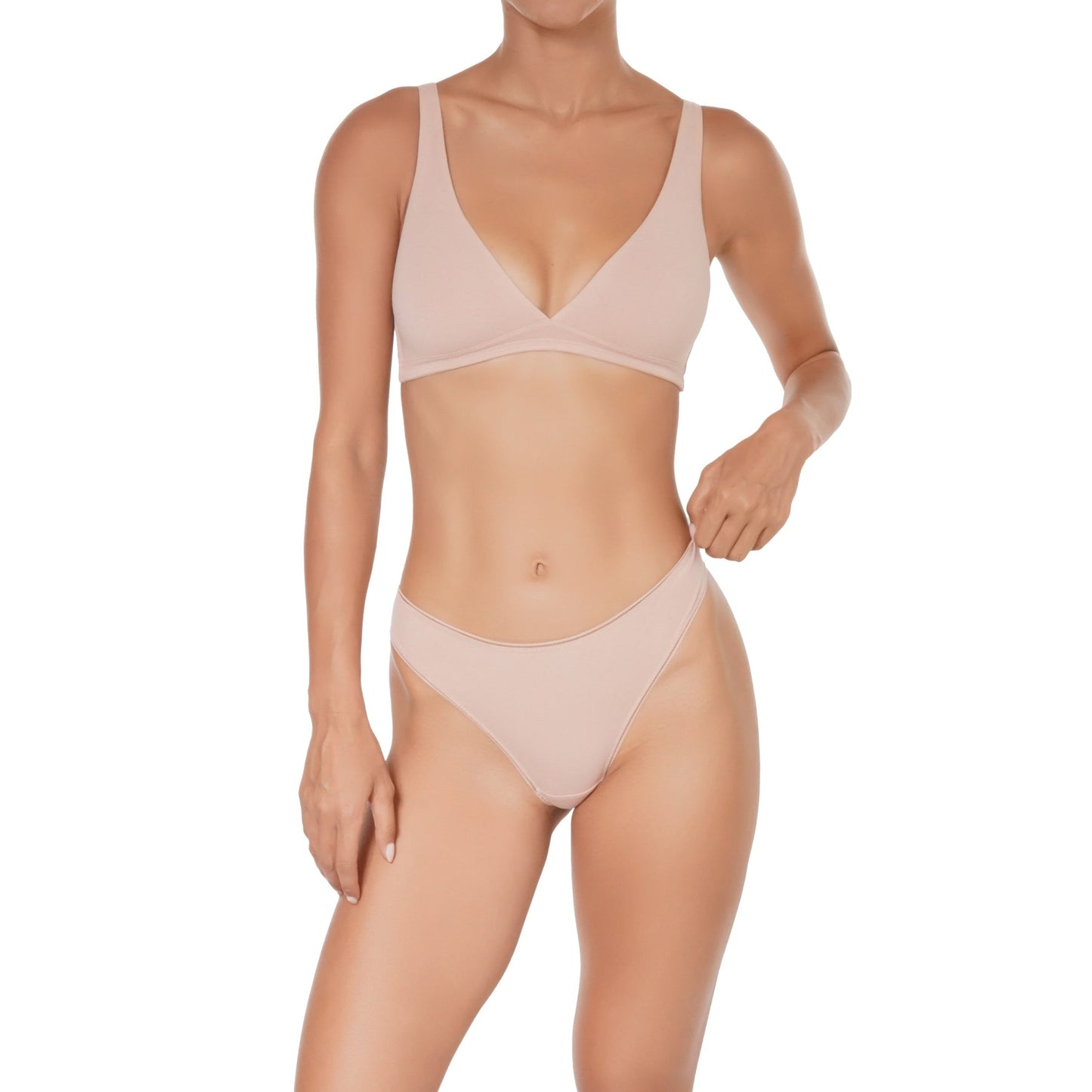 Huit: Biotiful Organic Cotton Brief - Blush