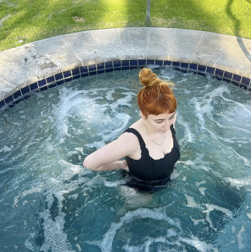 Sherris: Ruffle Corset One Piece - Brown