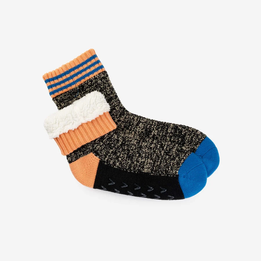 Verloop: Varsity Knit House Socks - Black