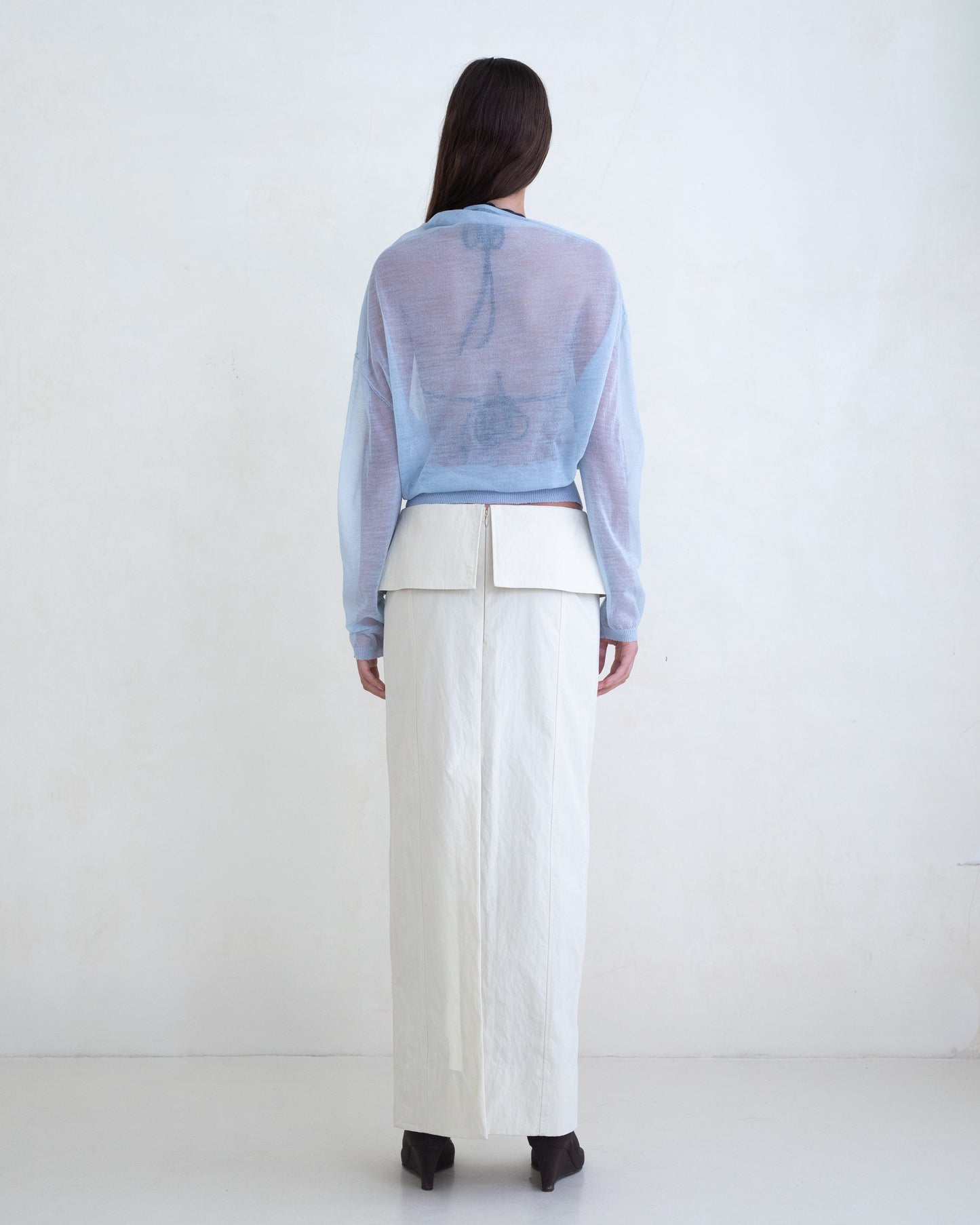 Belle Anna: Reve Knit Sweater - Powder Blue