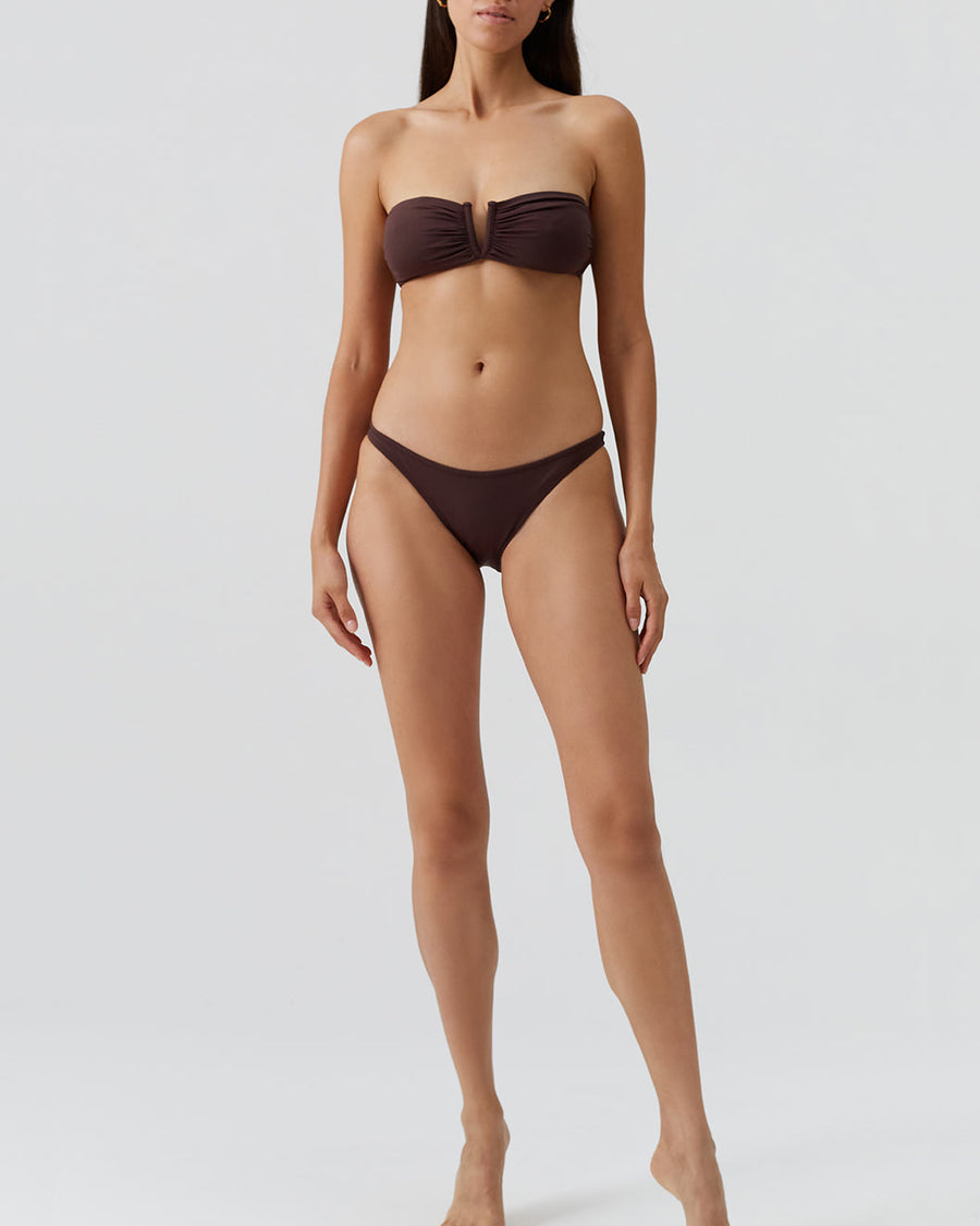 Melissa Odabash: Alba Bikini Bottom - Chocolate