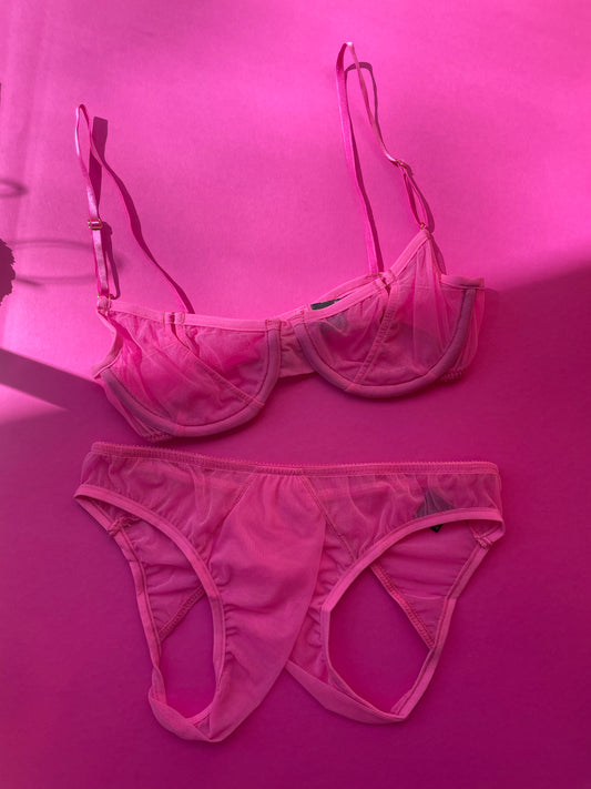 Only Hearts: Coucou Underwire Bra - Pink