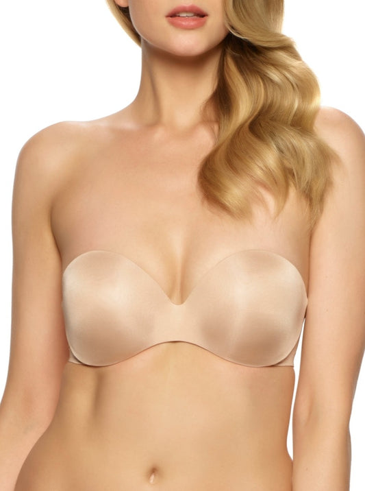 Felina: Body Luxe Strapless Contour Bra - Beige