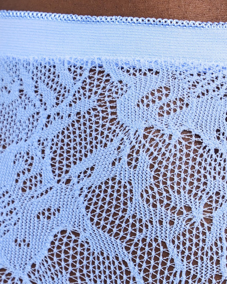 Stems: Eden Lace Tights - Blue