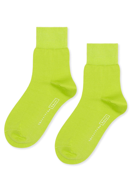 Hansel from Basel: Trouser Crew Sock - Tennis Green