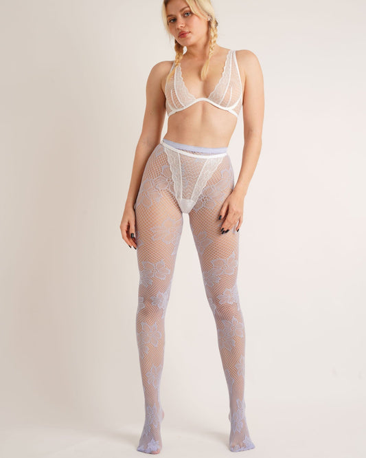 Toru & Naoko: Iris Tights - Blue