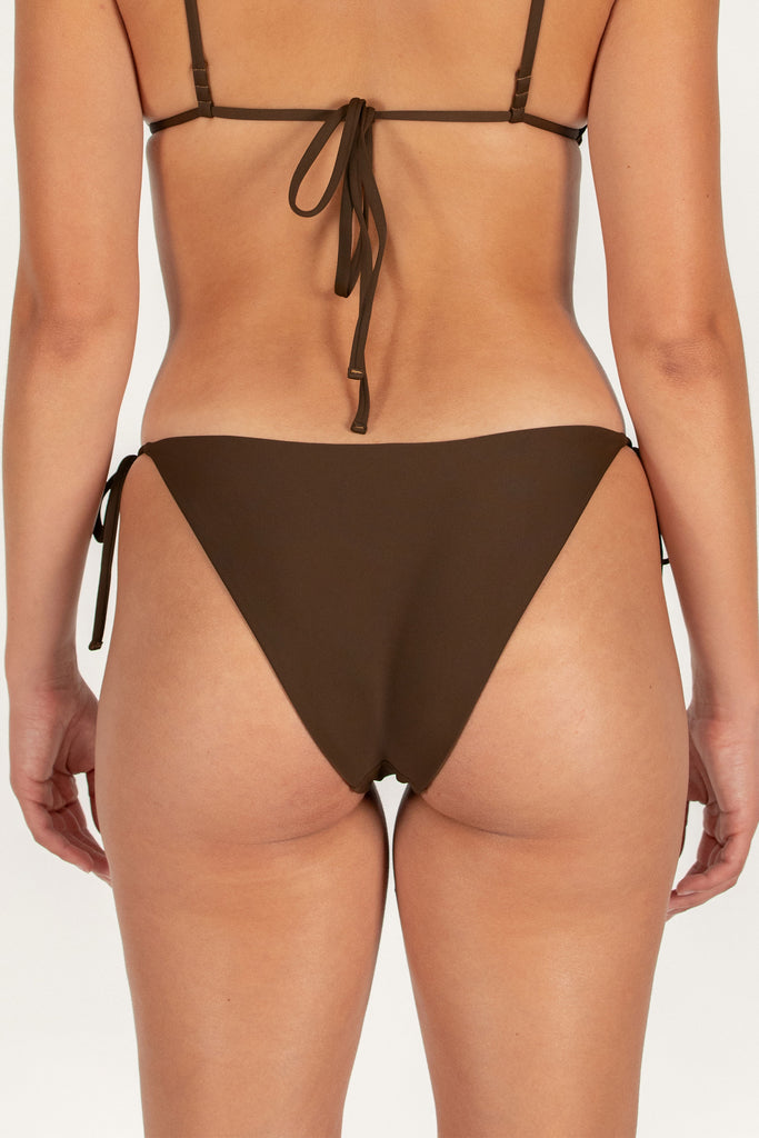 Mikoh: Pacifica Tie Side Bikini Bottom - Black