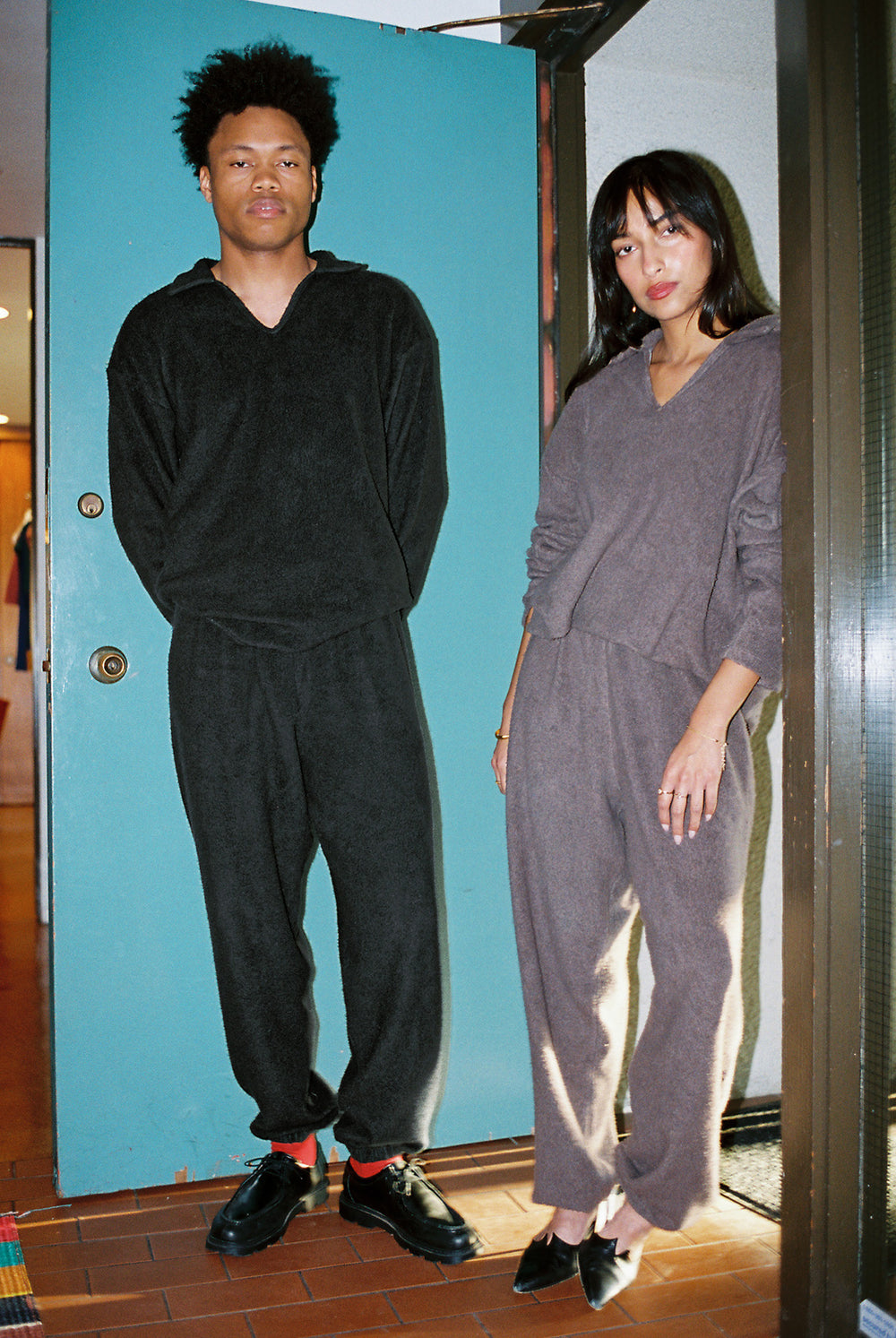 Gil Rodriguez: Big Sherpa Sweatpant - Deep Taupe