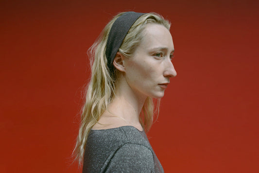 Gil Rodriguez: Shimmer Knit Stretch Headband - Espresso