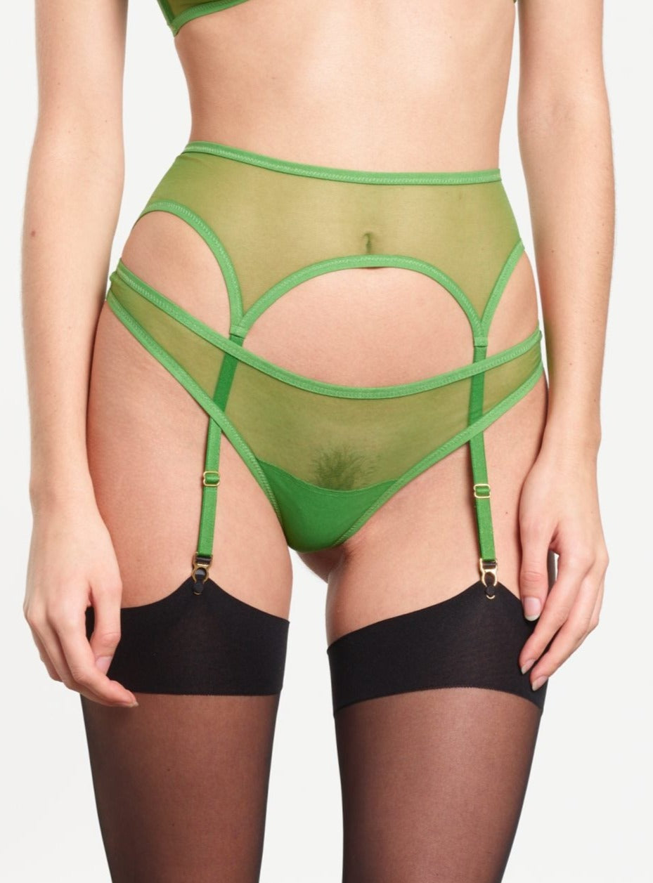 Yasmine Eslami: Serena Garter Belt  - Lichen