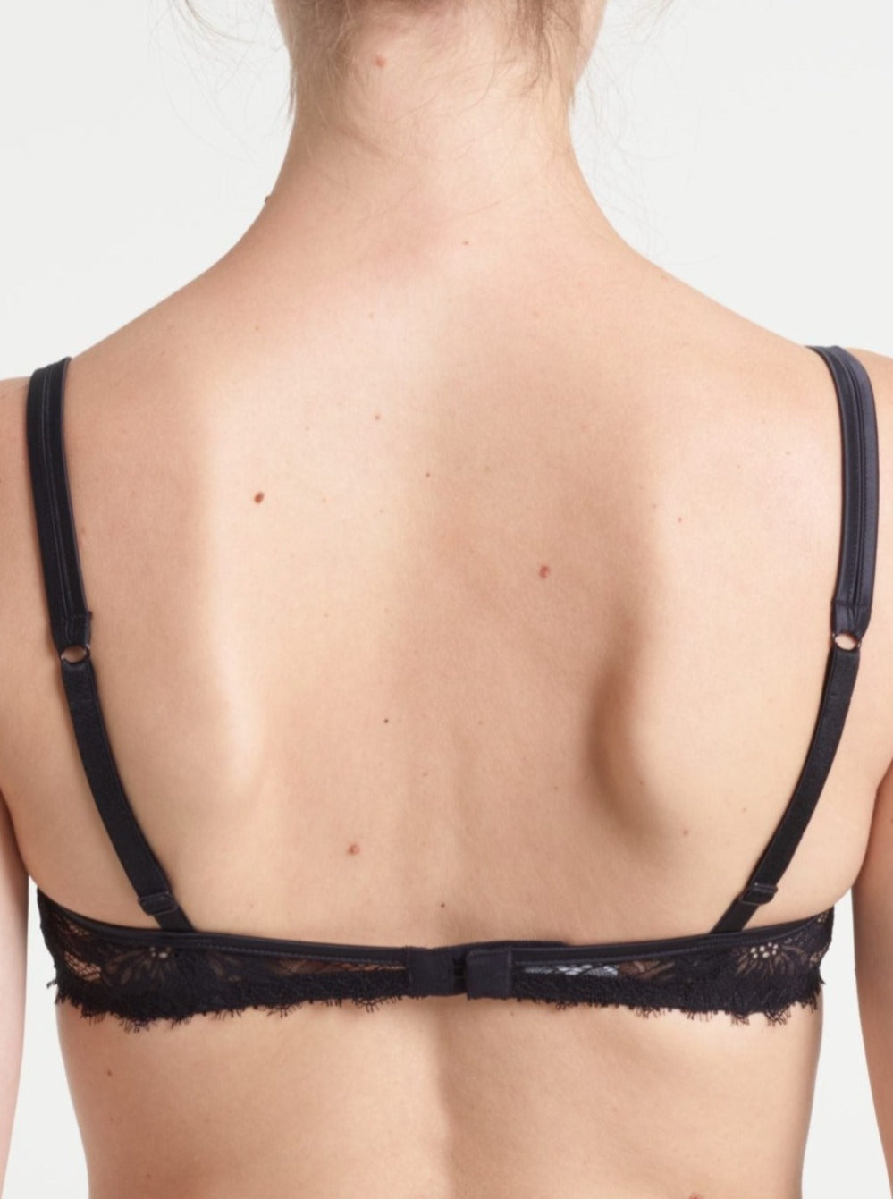 Yasmine Eslami: Annabelle Balcony Bra - Black