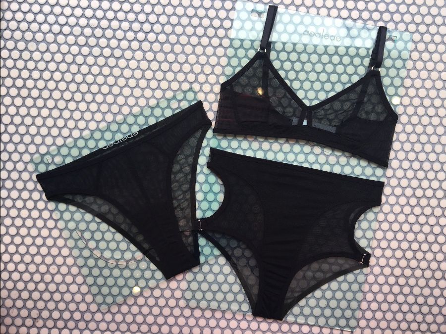 Bully Boy: Brick Keyhole Wireless Bra - Black