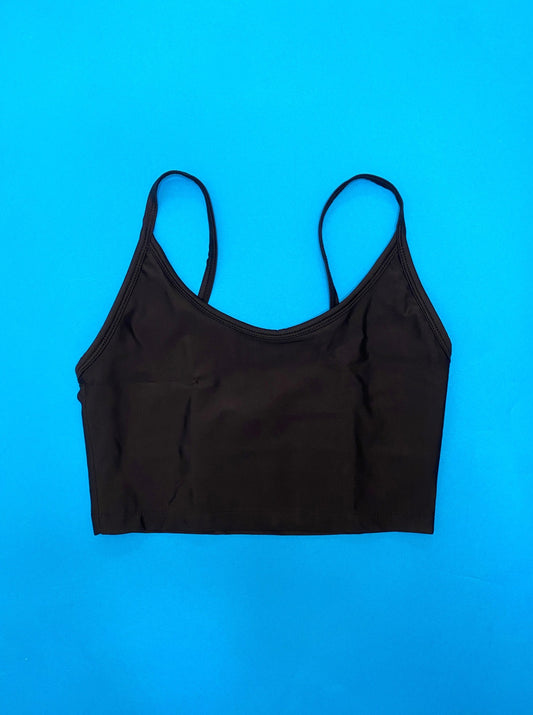 Hakea: Ran Bikini Tank Top - Black